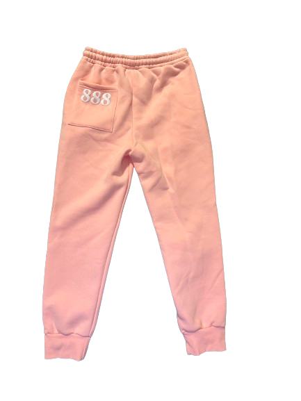 888 sweatpants - baby pink